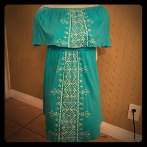 Teal color Billabong Tunic top